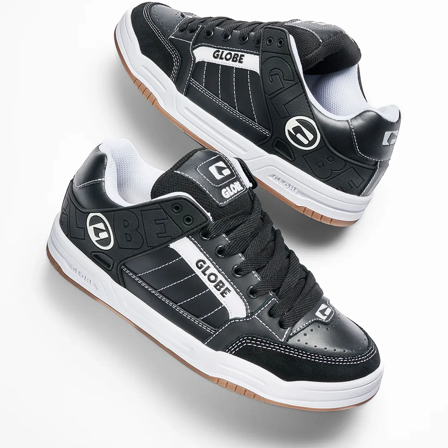 Globe Skateboard Shoes Tilt Black/White/Stitch - Image 4
