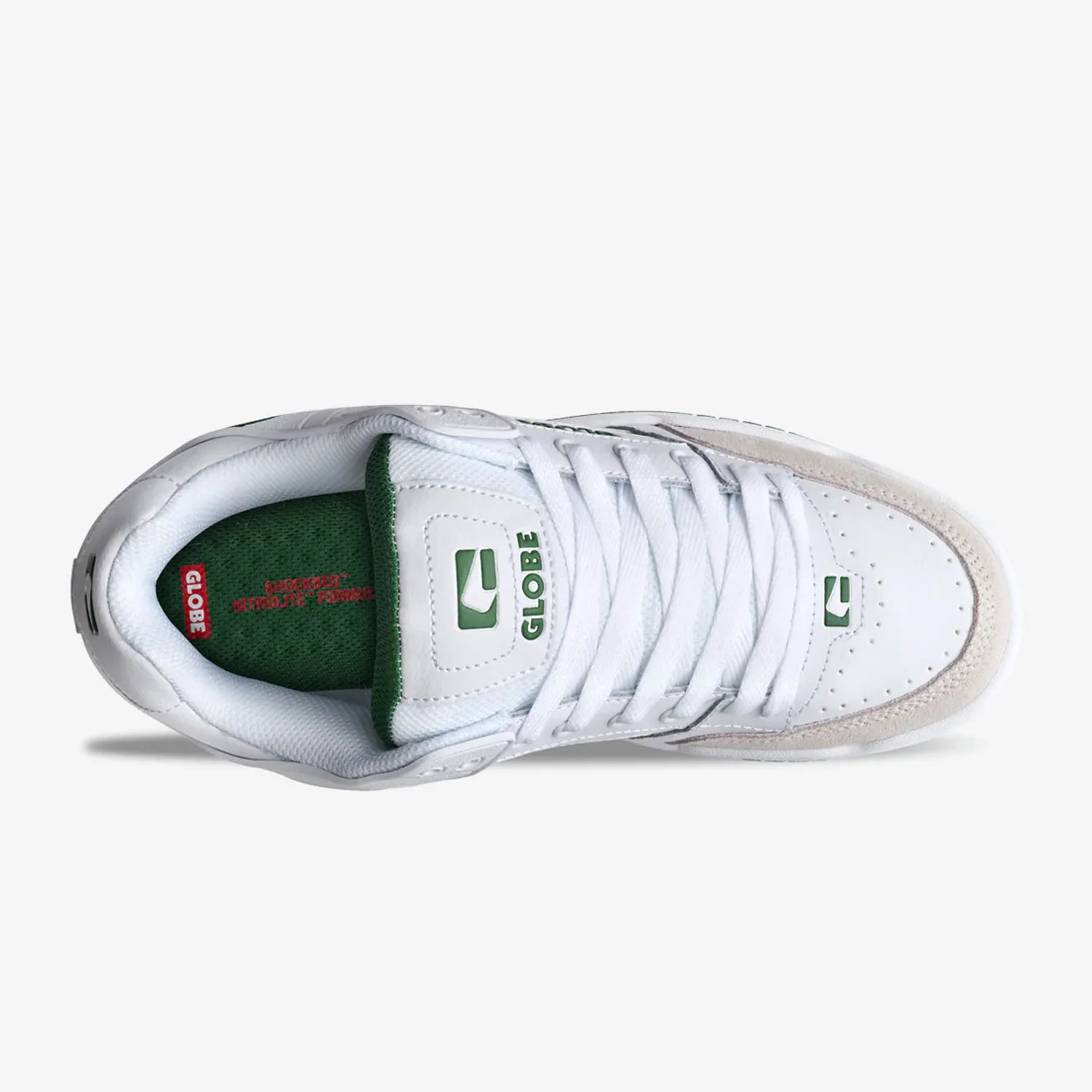 Globe Skateboard Shoes Tilt White/Green - Image 2