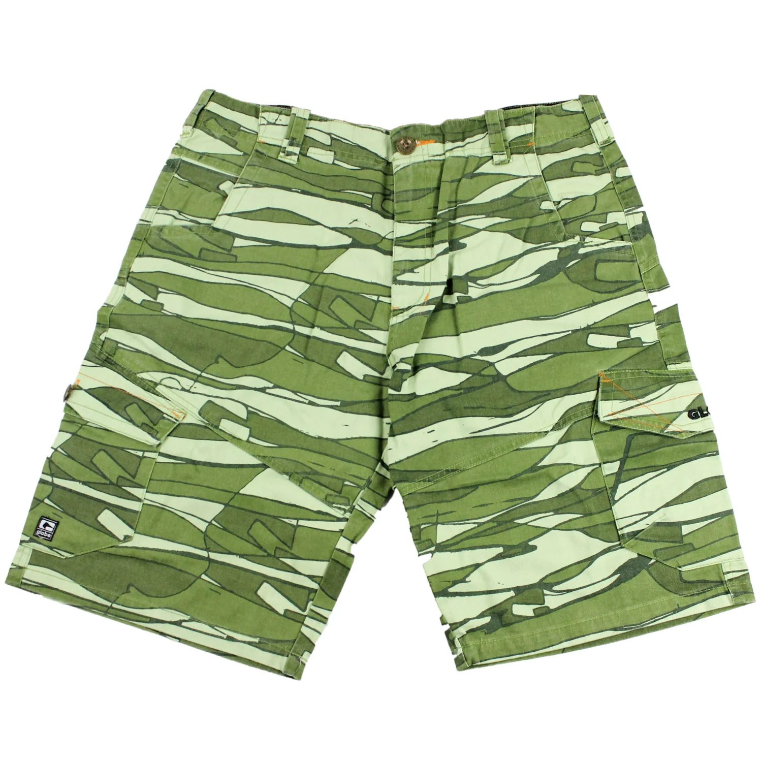 Globe Skateboard Shorts - Camo Flow Olive