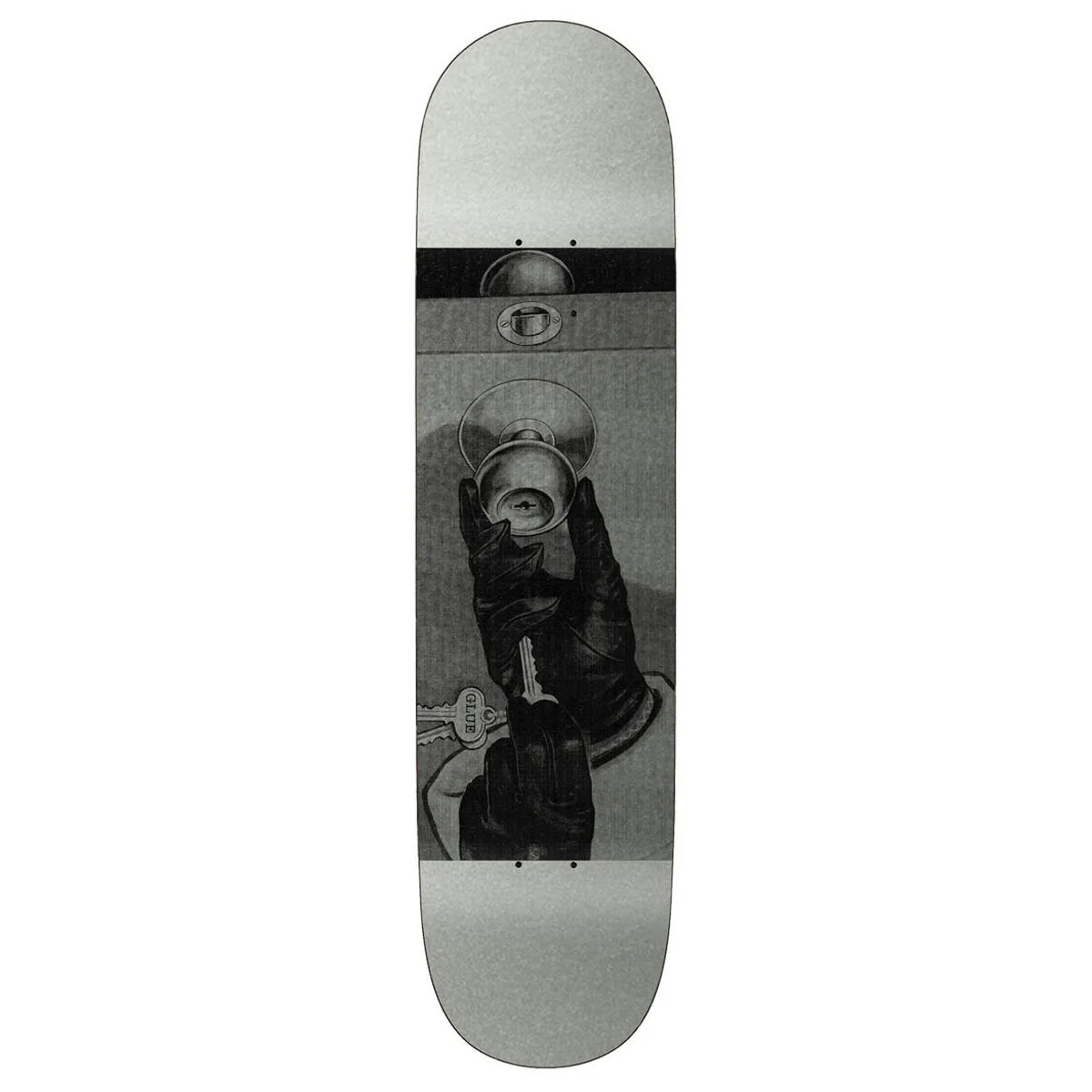 Glue Skateboard Deck Lock and Key 8.125" x 31.375"