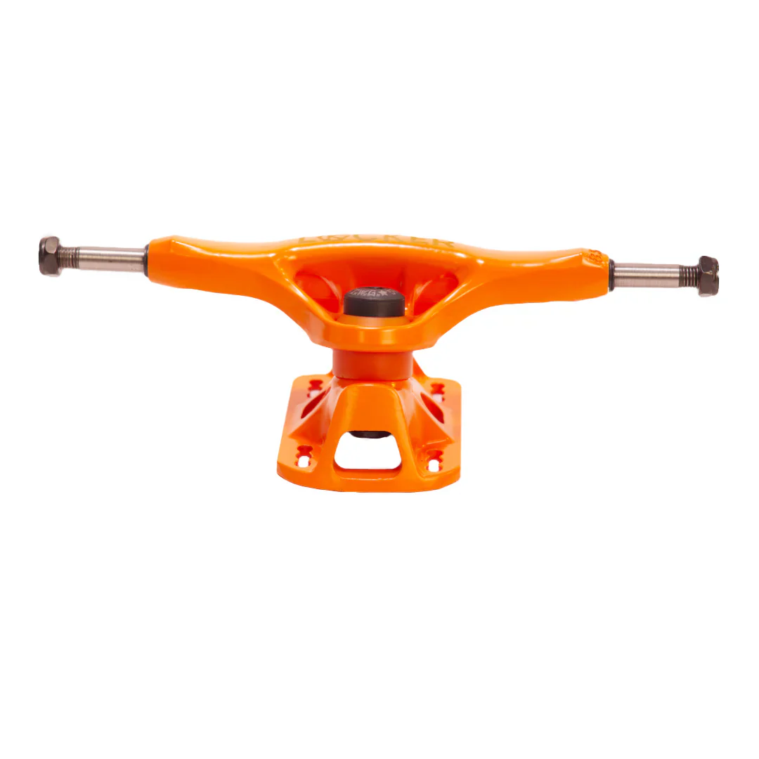 Grind King Skateboard Trucks Locker 2 8.5" Axle Orange (Pair) - Image 4