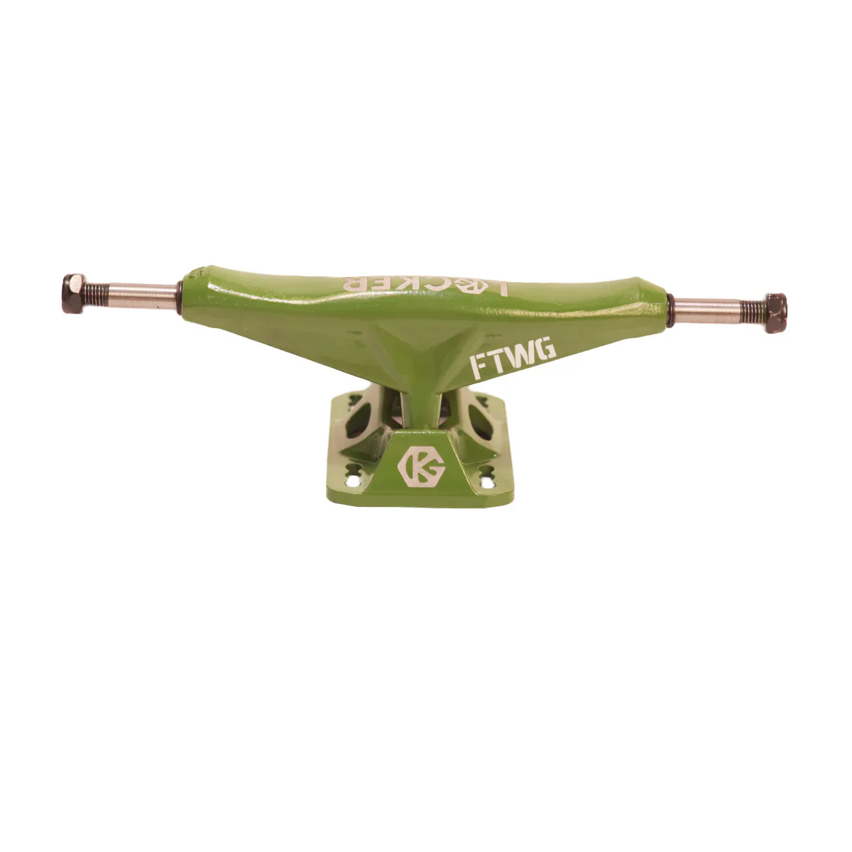 Grind King Skateboard Trucks Locker 2 8.75" Axle Army (Pair) - Image 3