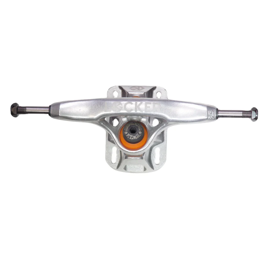 Grind King Skateboard Trucks Locker 2 8.75" Axle Silver (Pair) - Image 6