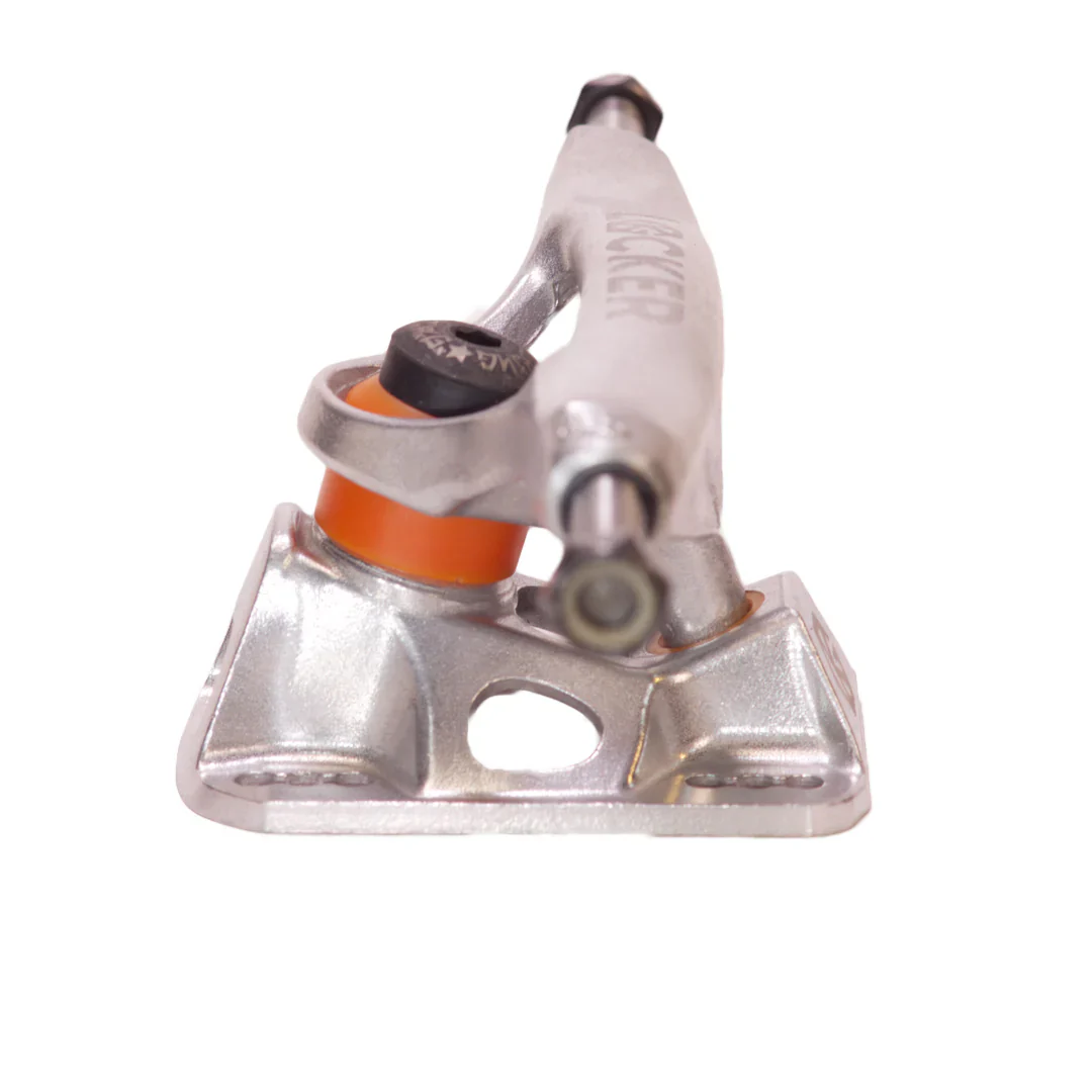 Grind King Skateboard Trucks Locker 2 9.25" Axle Silver (Pair) - Image 4