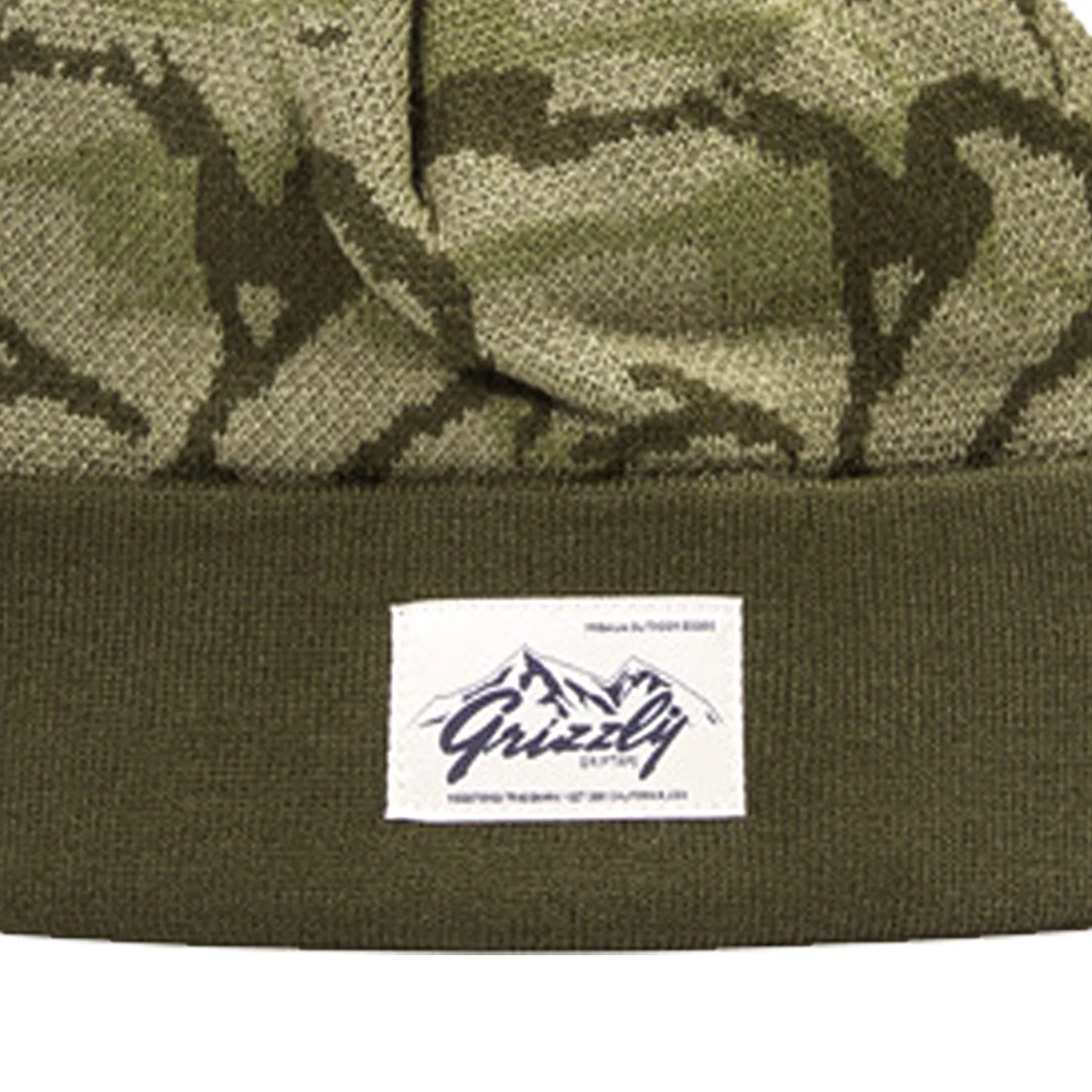 Grizzly Beanie The Rockies Pom Olive - Image 2