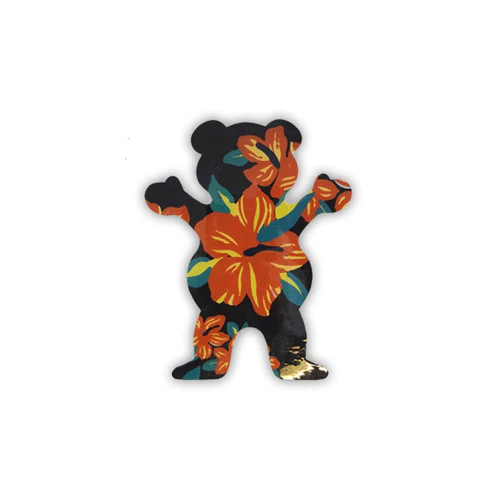 Grizzly Sticker TROPICAL Black