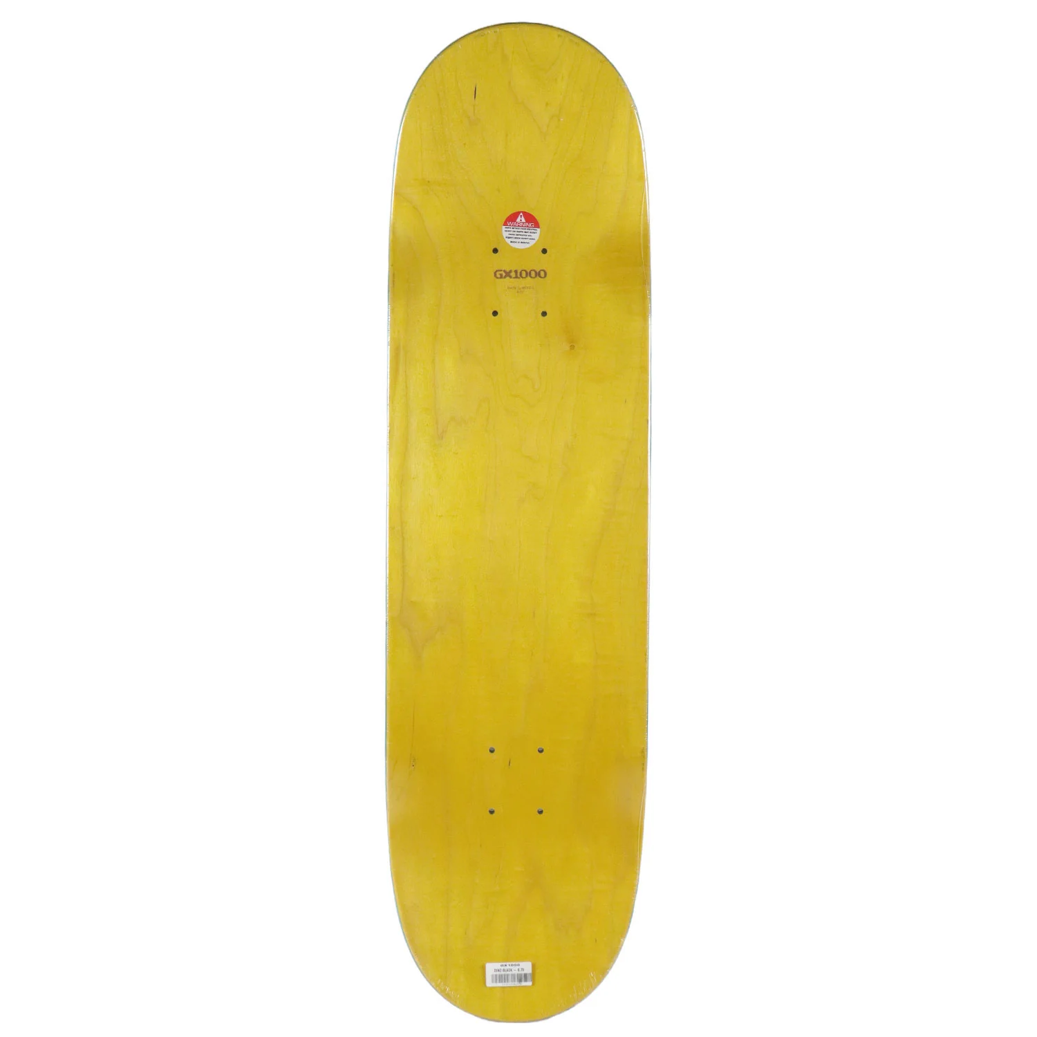 GX1000 Skateboard Deck Dino Black 8.75" x 32.625" - Image 2