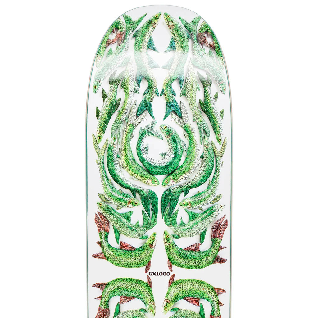 GX1000 Skateboard Deck Fish Wall Shaped 8.6" x 31.9" - Image 2