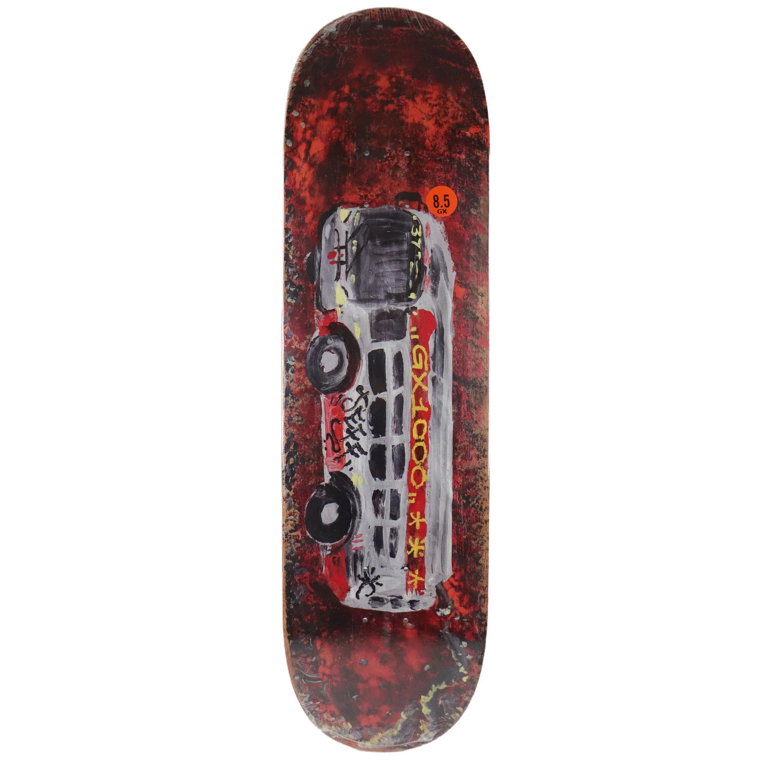 GX1000 Skateboard Deck Jeff Carlyle Bus 37 8.5" x 32.125"
