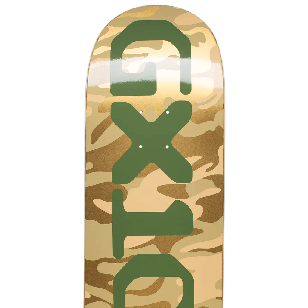 GX1000 Skateboard Deck OG Logo Camo/Green 8.625" x 32.125" - Image 2