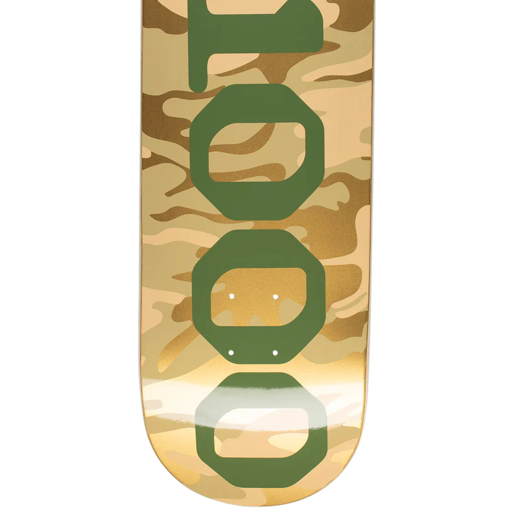 GX1000 Skateboard Deck OG Logo Camo/Green 8.625" x 32.125" - Image 3