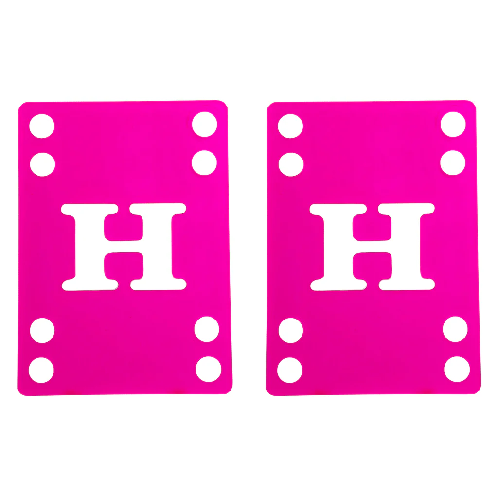 H Block Risers 1/8" Pink (Pair)