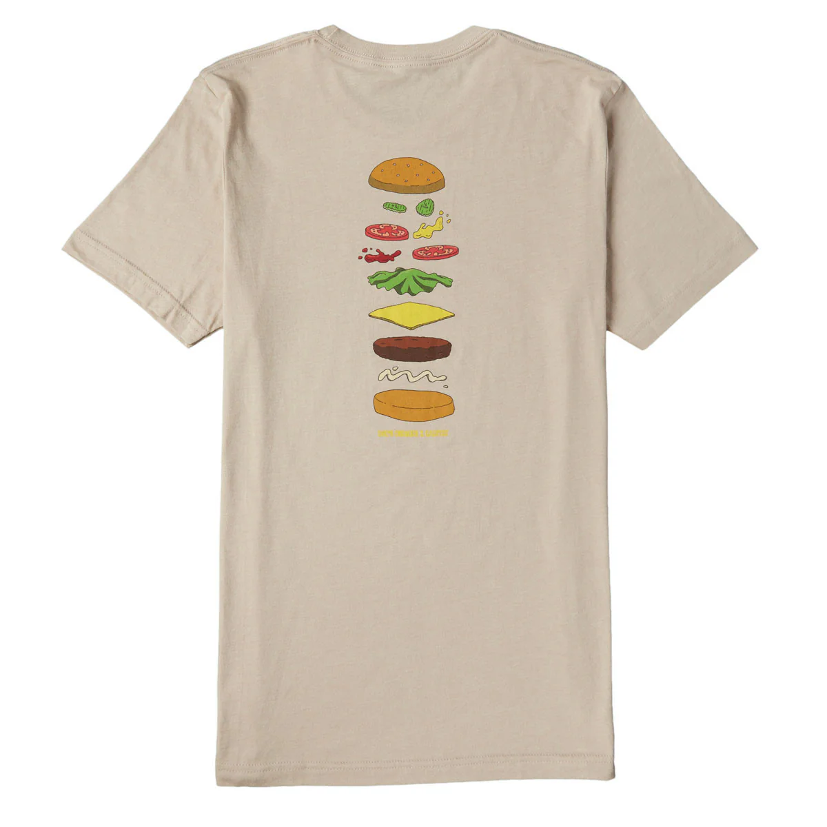 Habitat T Shirt Bobs Burgers Expanded Burger Otameal Heather - Image 2