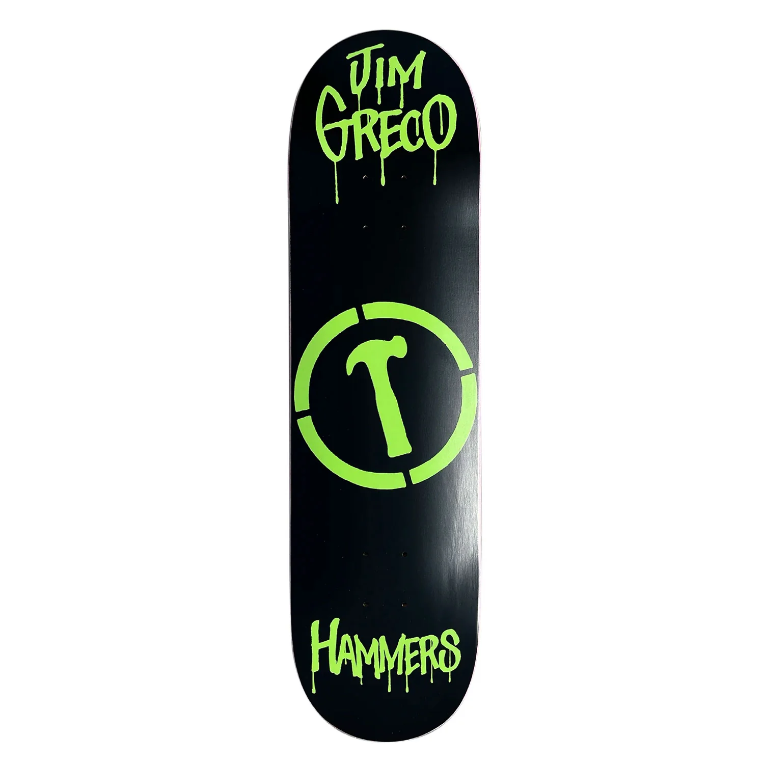 Hammers Skateboard Deck Jim Greco Hammer Black 8.25"