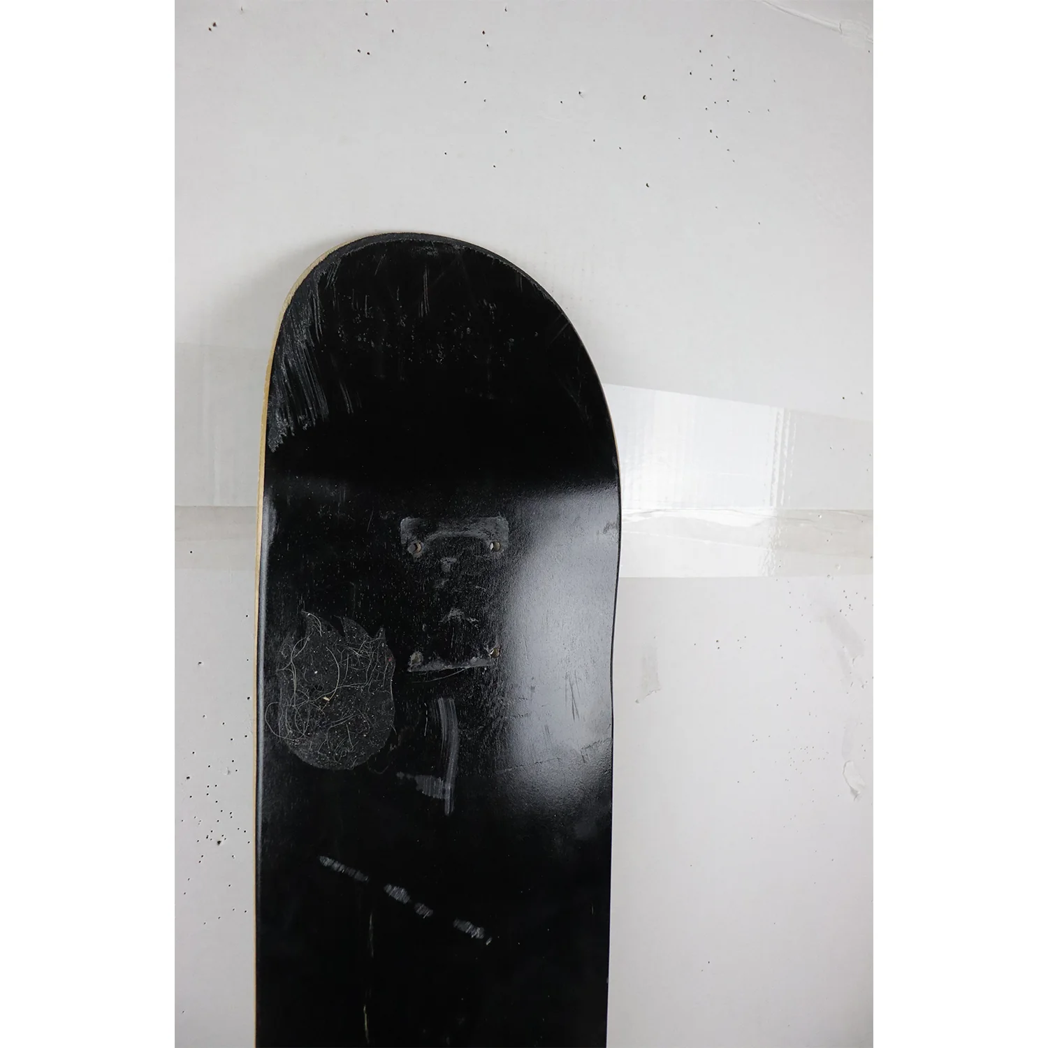 Heavily Skated Moose Blank Skateboard Deck Stain Black 8.5" - Image 3