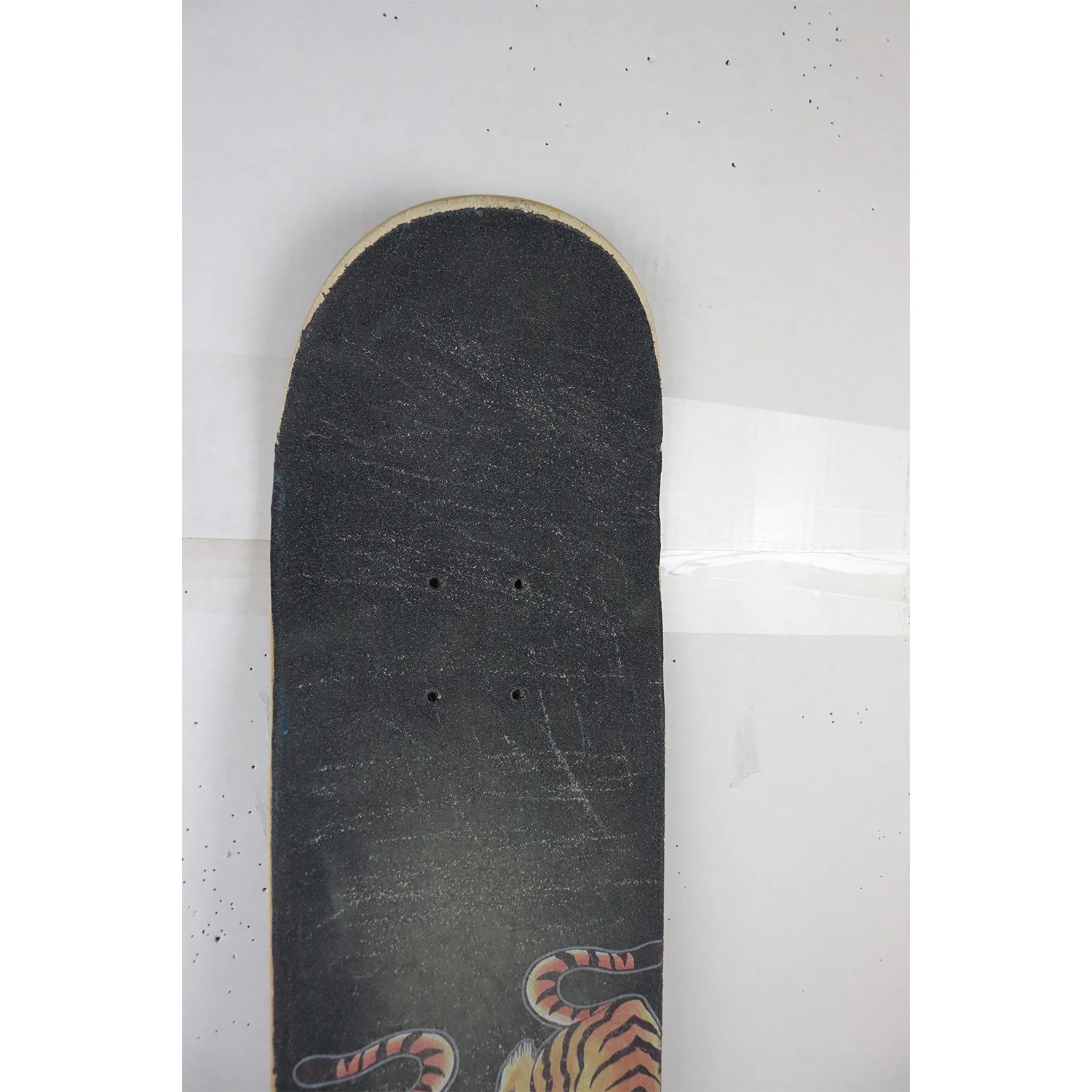 Heavily Skated Moose Blank Skateboard Deck Stain Black 8.5" - Image 5