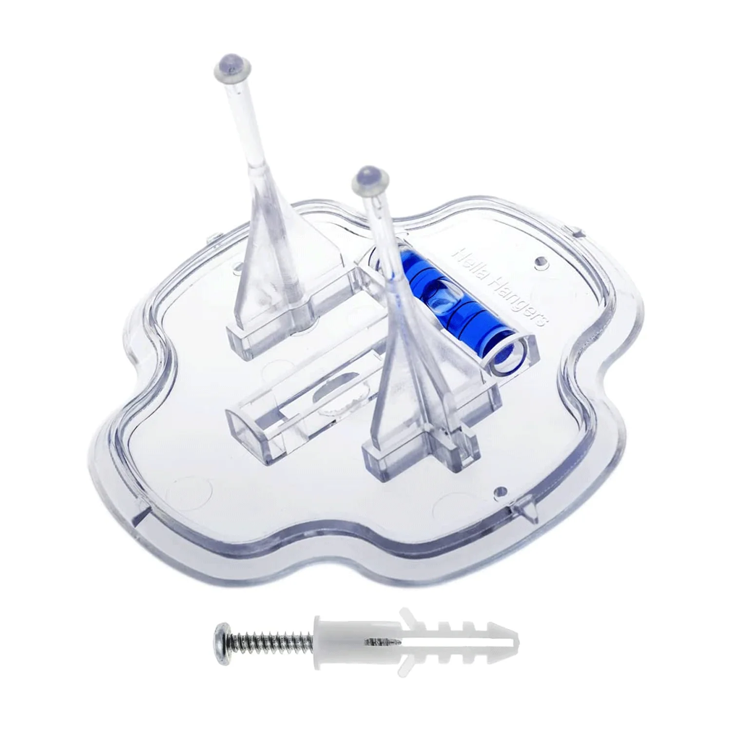 Hella Hangers Skateboard Deck Hanger Clear Hanging Display Mount