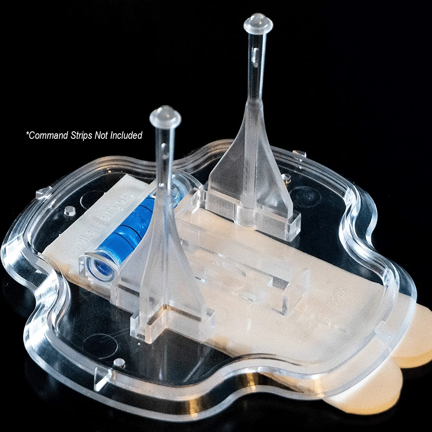 Hella Hangers Skateboard Deck Hanger Clear Hanging Display Mount - Image 3