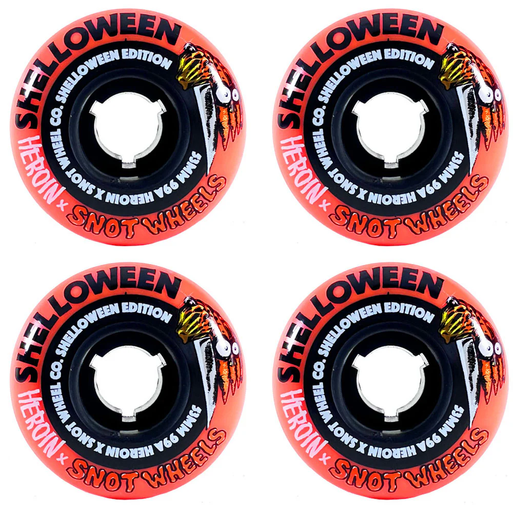 Heroin Premium Skateboard with Indy Trucks, Snot Wheels 9.1" The Rainbow Egg - Image 4