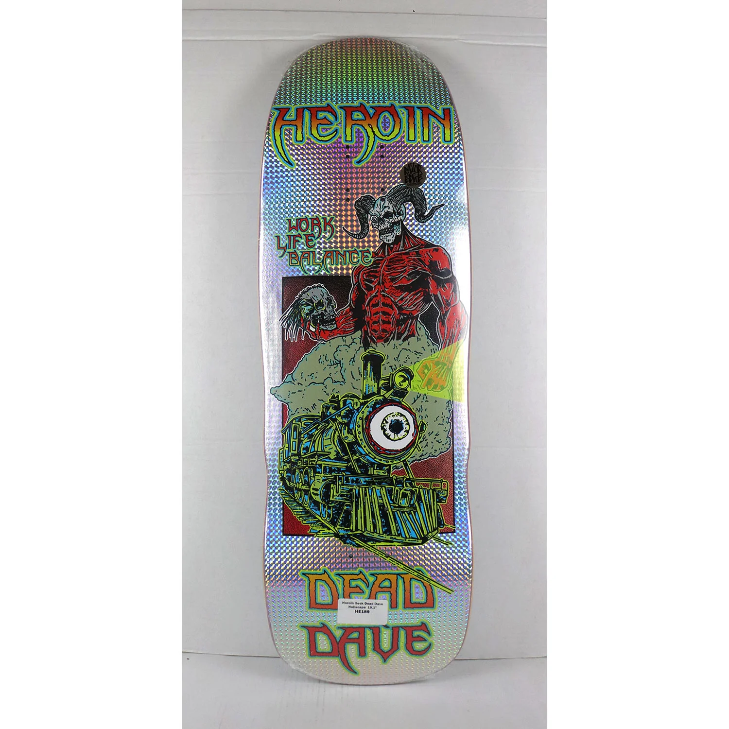 Heroin Skateboard Complete Dead Dave Hellscape 10.1" x 32" - Image 2