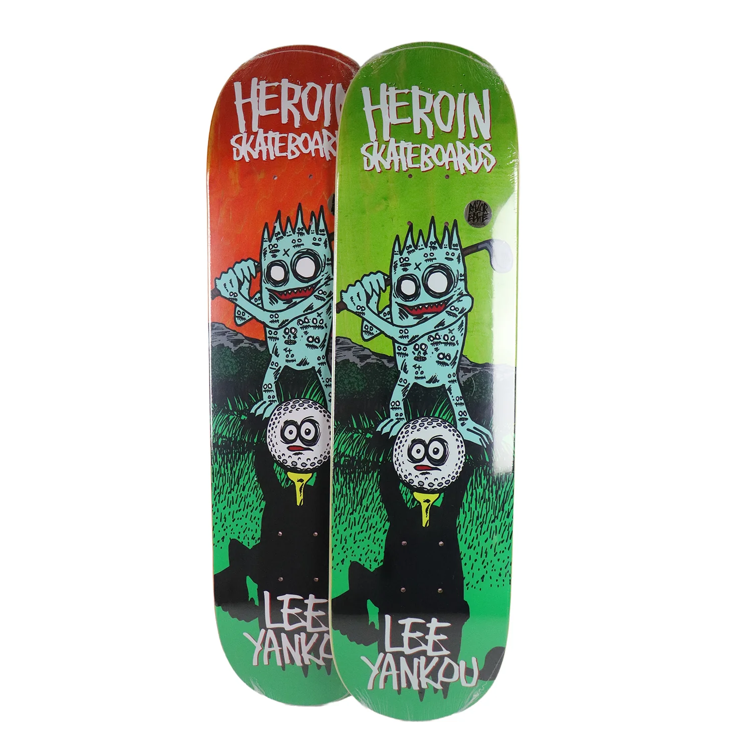 Heroin Skateboard Complete Lee Yankou Golf Imp (Assorted) Assorted 8.25" x 31.9" - Image 2