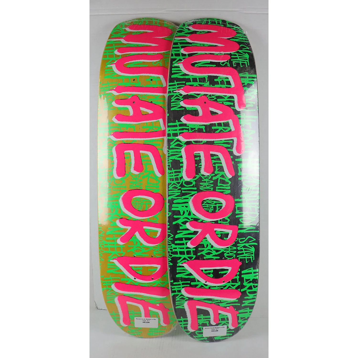 Heroin Skateboard Complete Mutate or Die Team 8.7" x 31.75" - Image 2