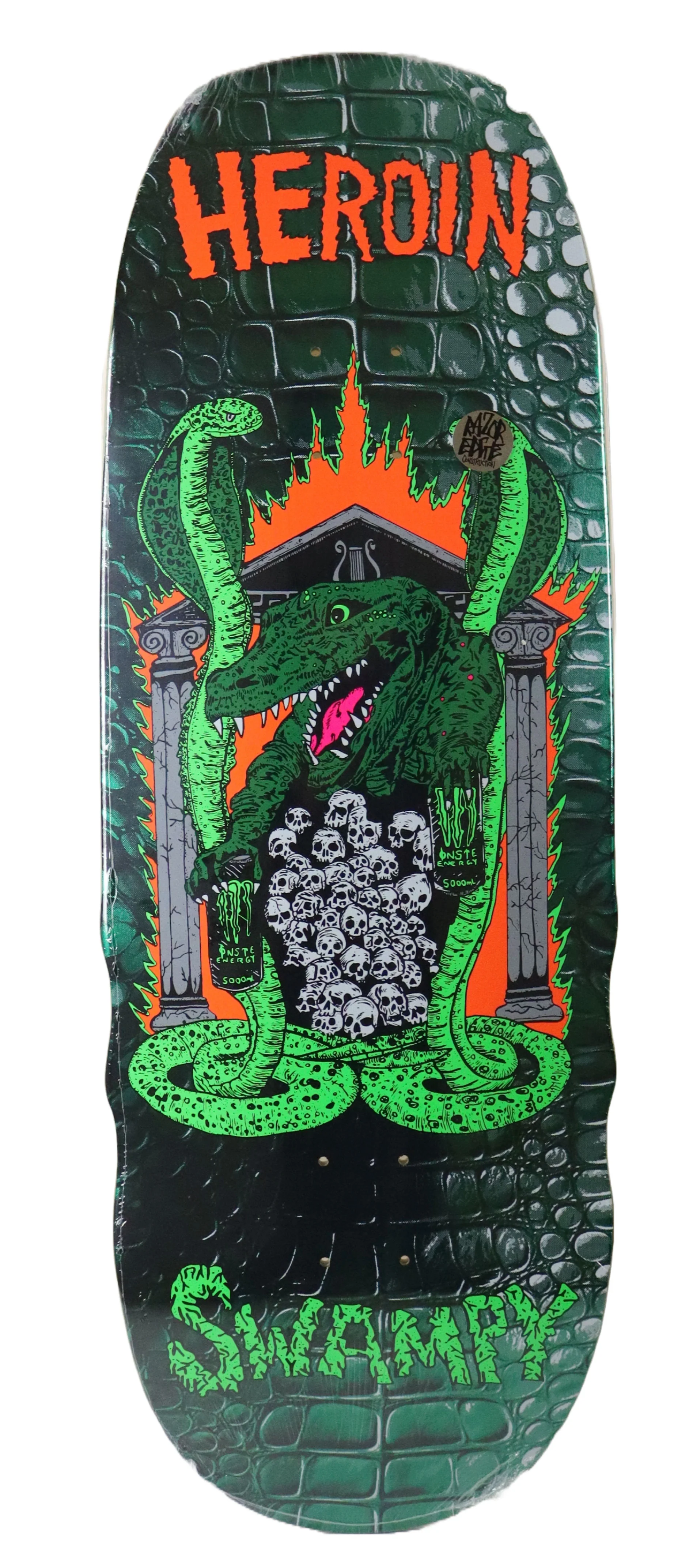 Heroin Skateboard Complete Swampy Knock Off 10.6" x 32.1" - Image 2