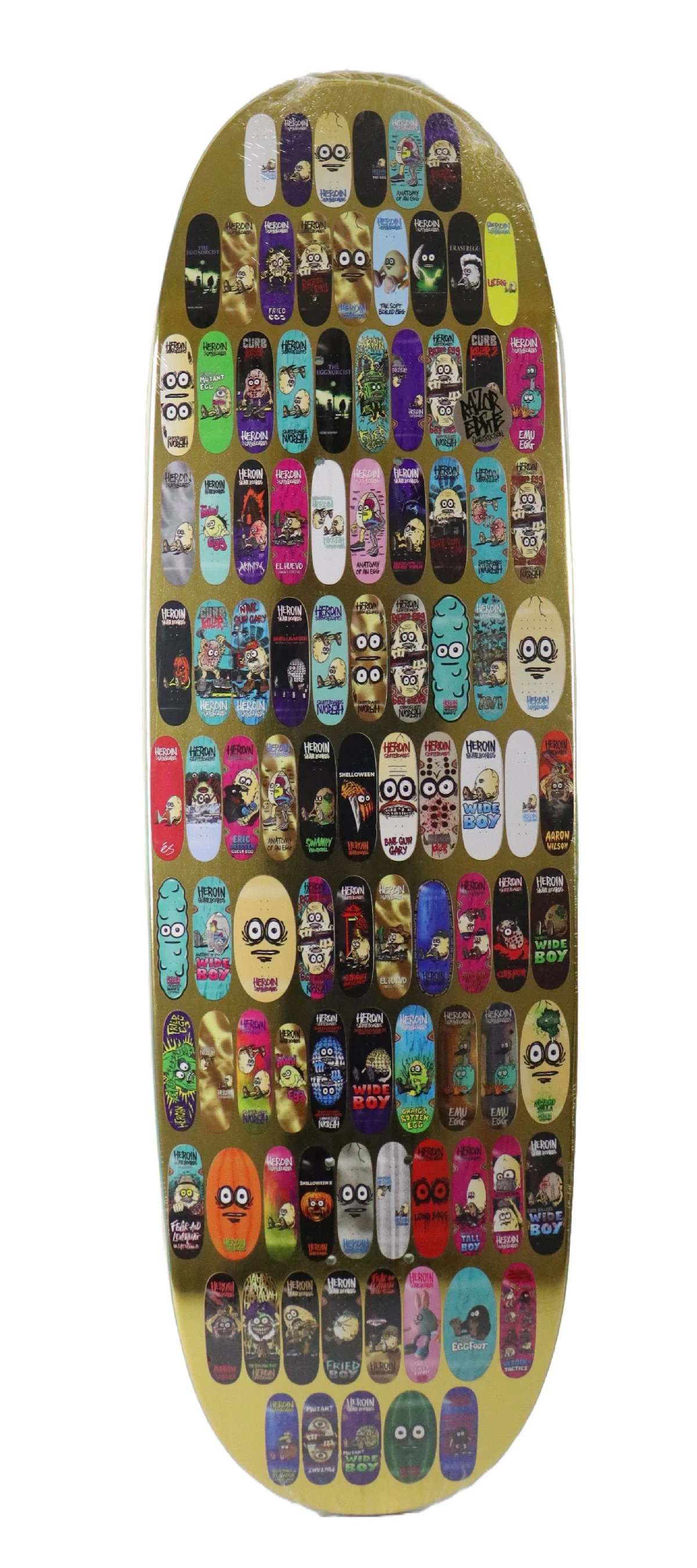 Heroin Skateboard Deck 100th Egg 9.125" x 32" - Image 2