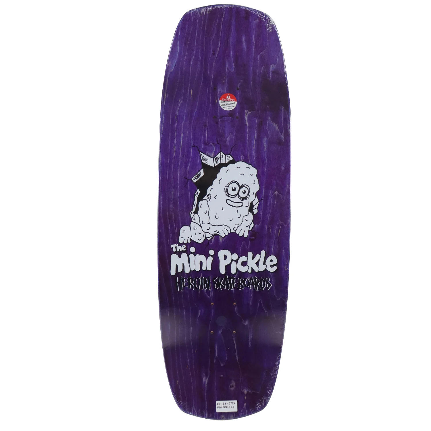 Heroin Skateboard Deck Mini Pickle (Assorted) 9.5" x 29.5" - Image 4
