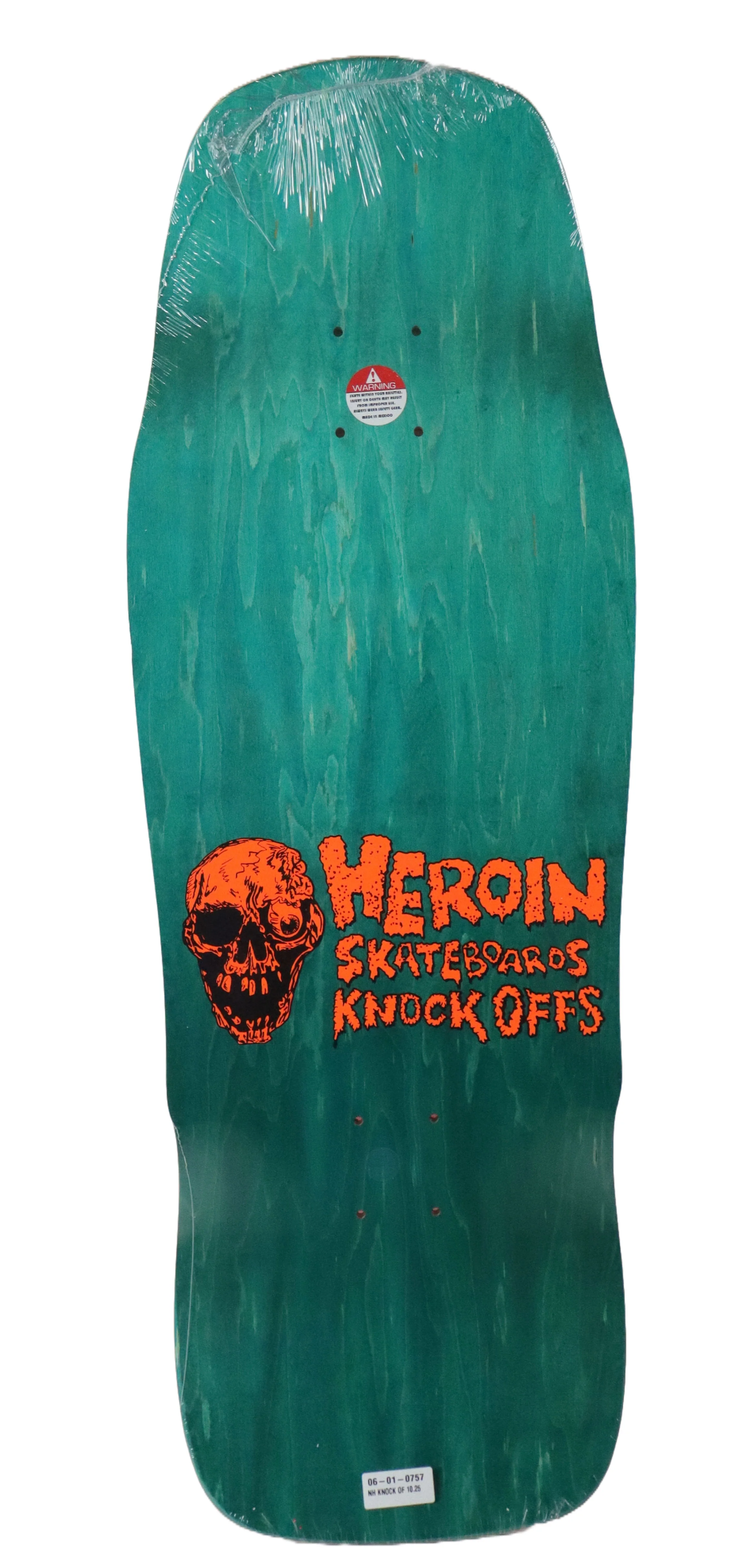 Heroin Skateboard Deck Nolan Knock Off 10.25" x 32" - Image 3
