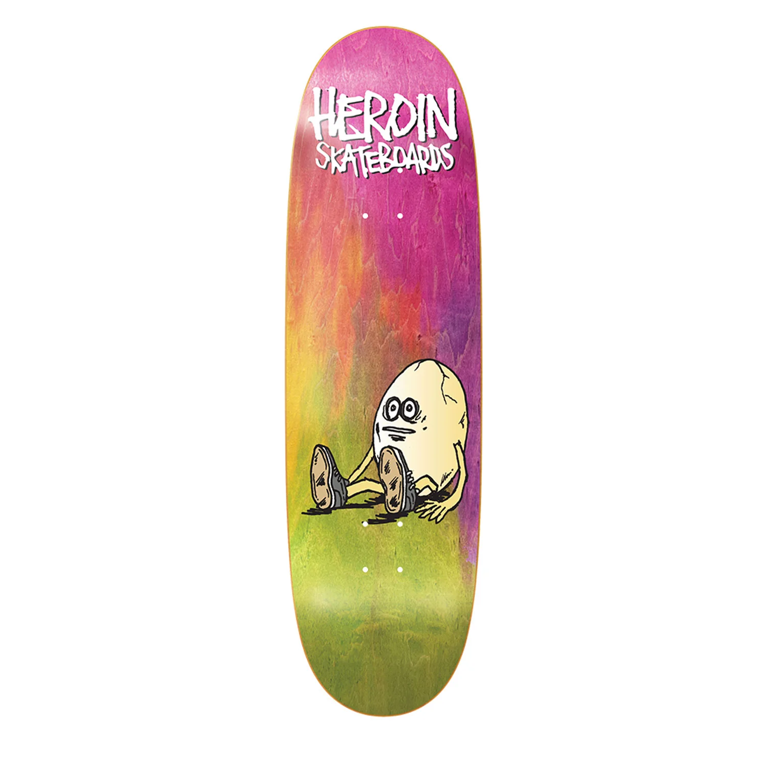 Heroin Skateboard Deck The Rainbow Egg 9.125" x 32"