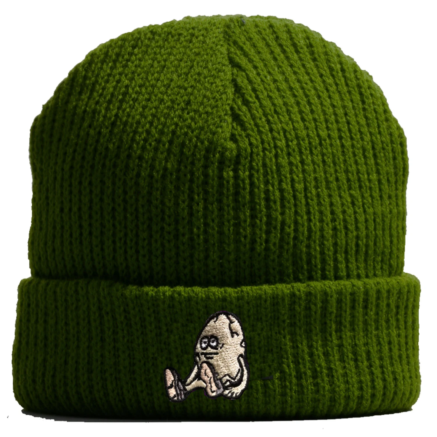 Heroin Skateboards Beanie Egg Olive Green