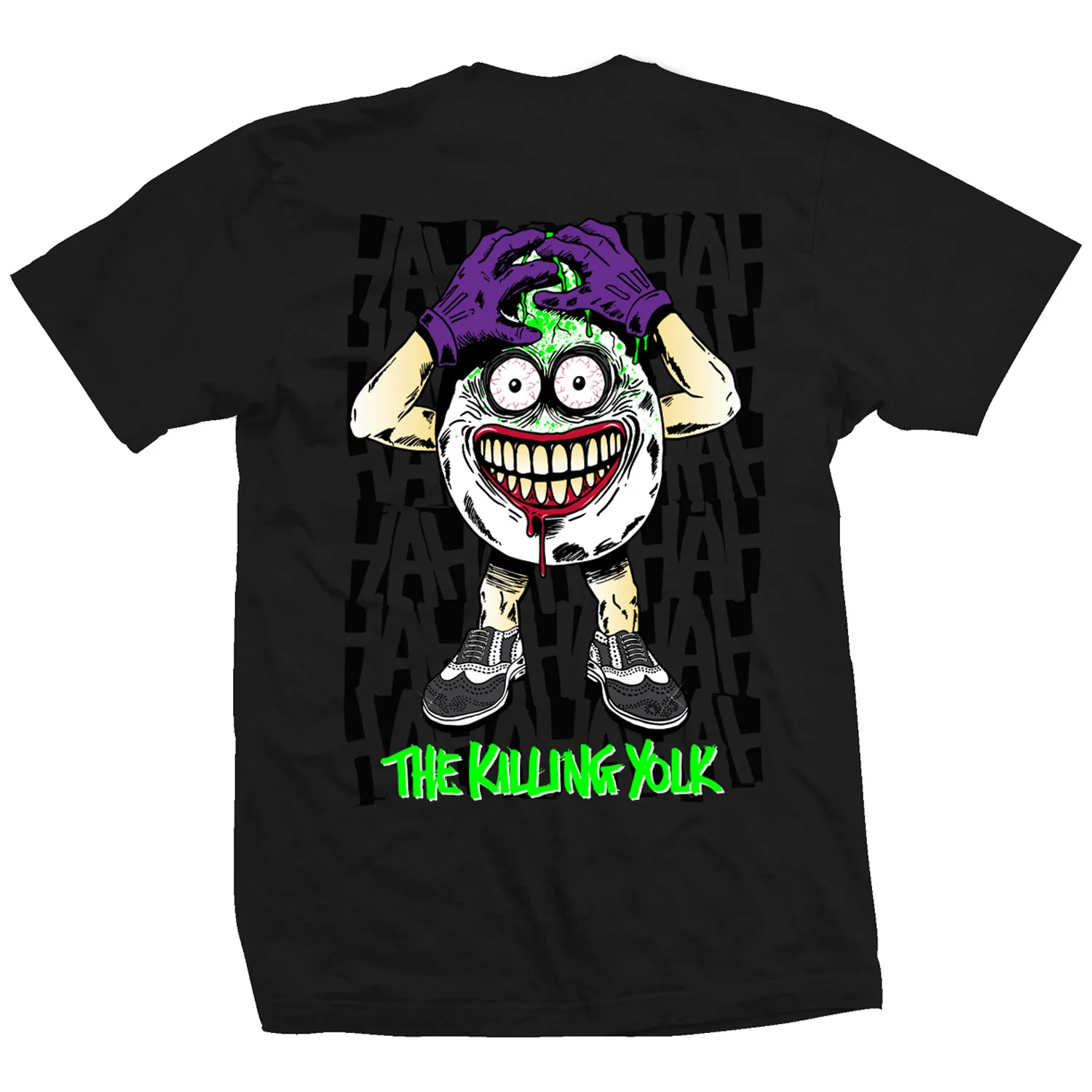 Heroin Skateboards Shirt Killing Yolk Black