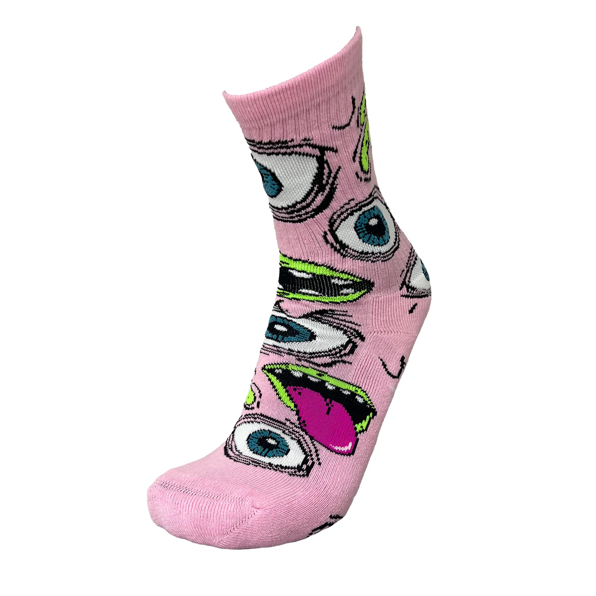 Heroin Skateboards Socks Mutant Pink