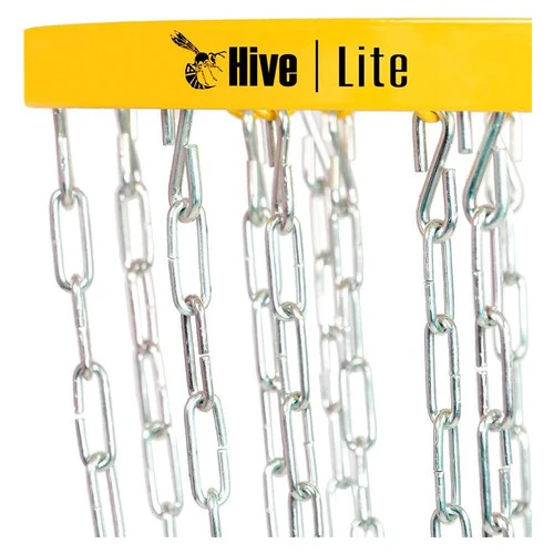 Hive Disc Golf Portable Practice Basket Lite Yellow - Image 2
