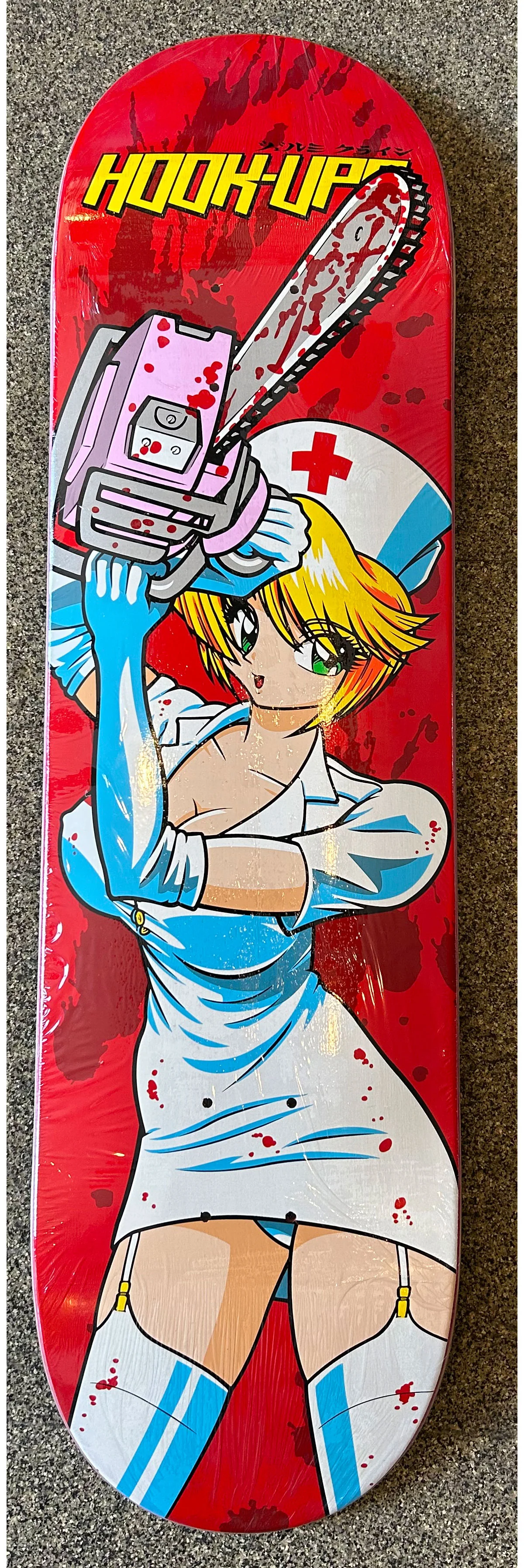 Hook Ups Skateboard Complete Chainsaw Nikki 8.5" x 32.25" - Image 2