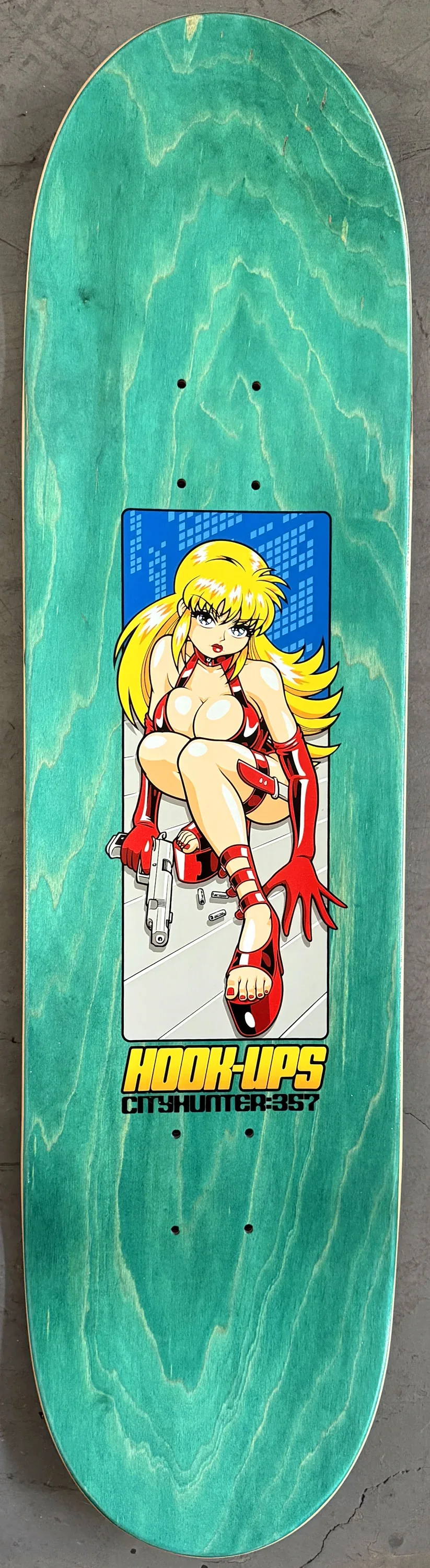 Hook Ups Skateboard Complete Cityhunter 357 8.5" - Image 3