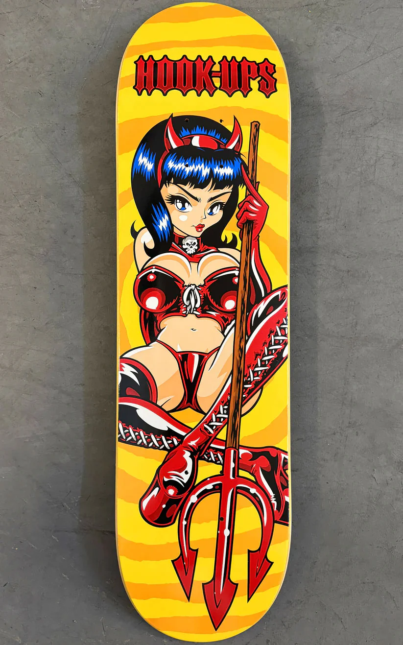Hook Ups Skateboard Complete Devil Queen 8.25" - Image 2
