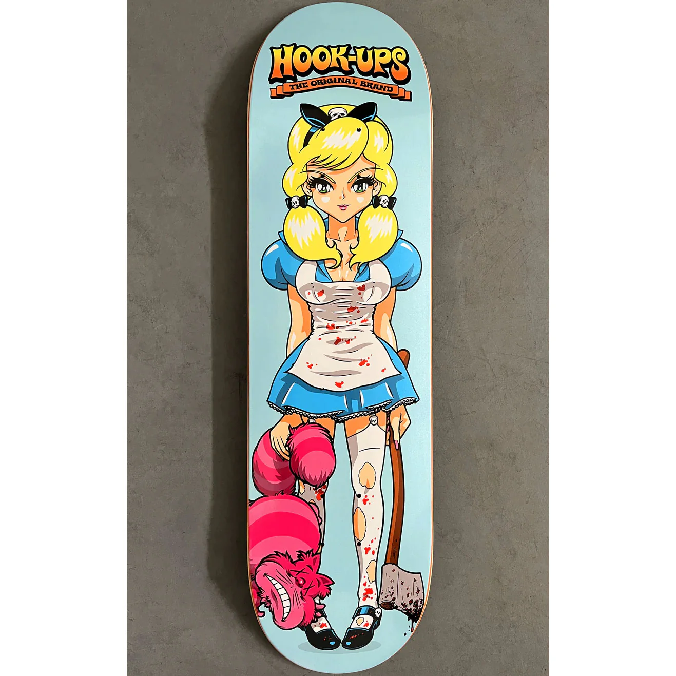 Hook Ups Skateboard Complete Evil Alice 8.5" x 32.25" - Image 2