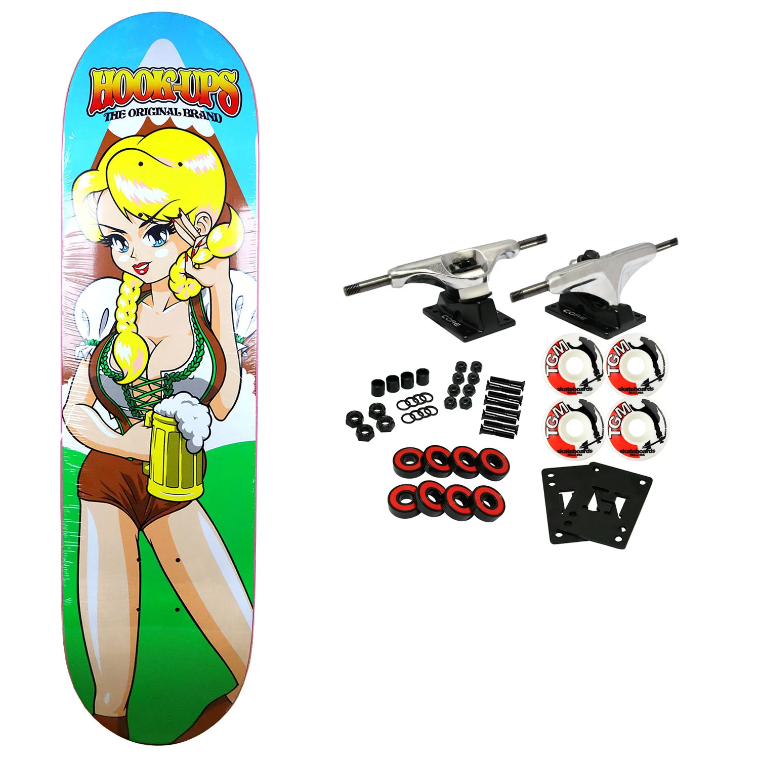 Hook Ups Skateboard Complete Heidi Ho 8.25"