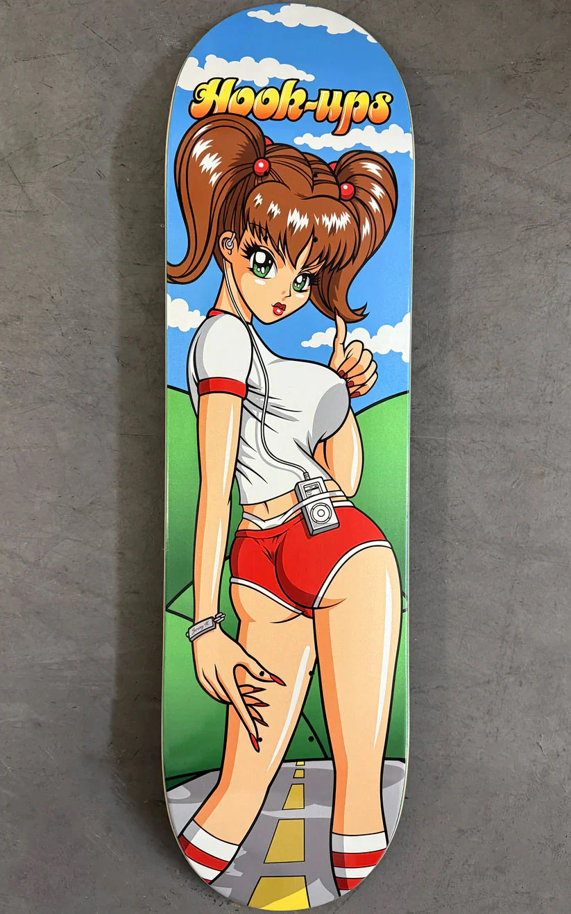 Hook Ups Skateboard Complete Hitchhiking Sakura 8.25" - Image 2