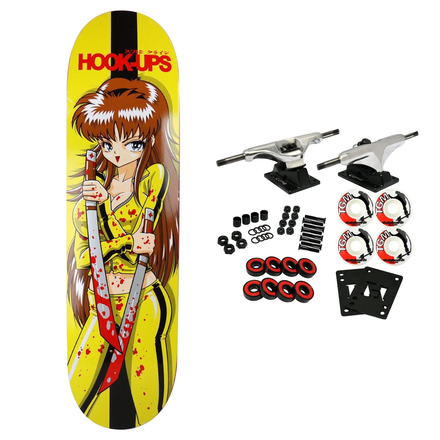 Hook Ups Skateboard Complete Katana 8.25"