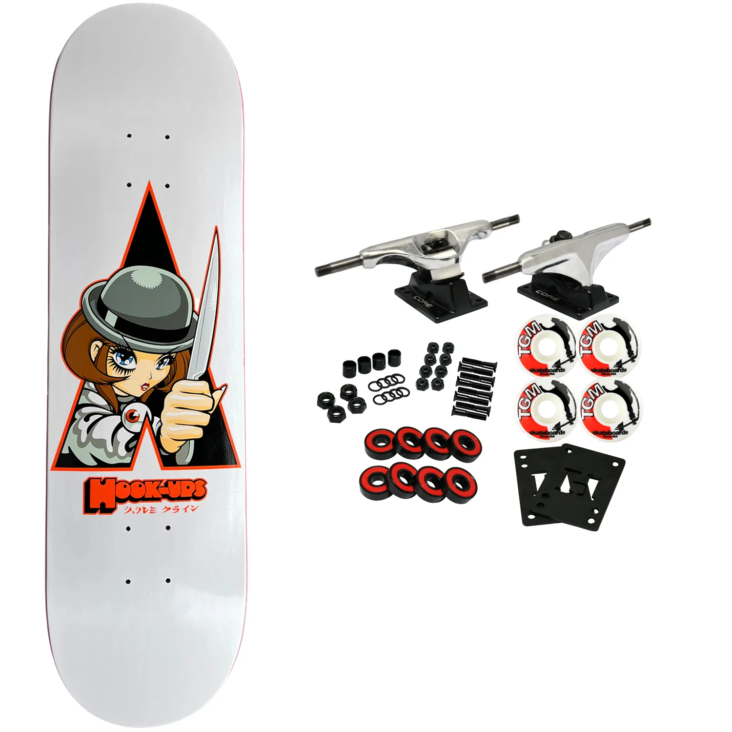 Hook Ups Skateboard Complete Ultraviolence 8.25" x 32.25"