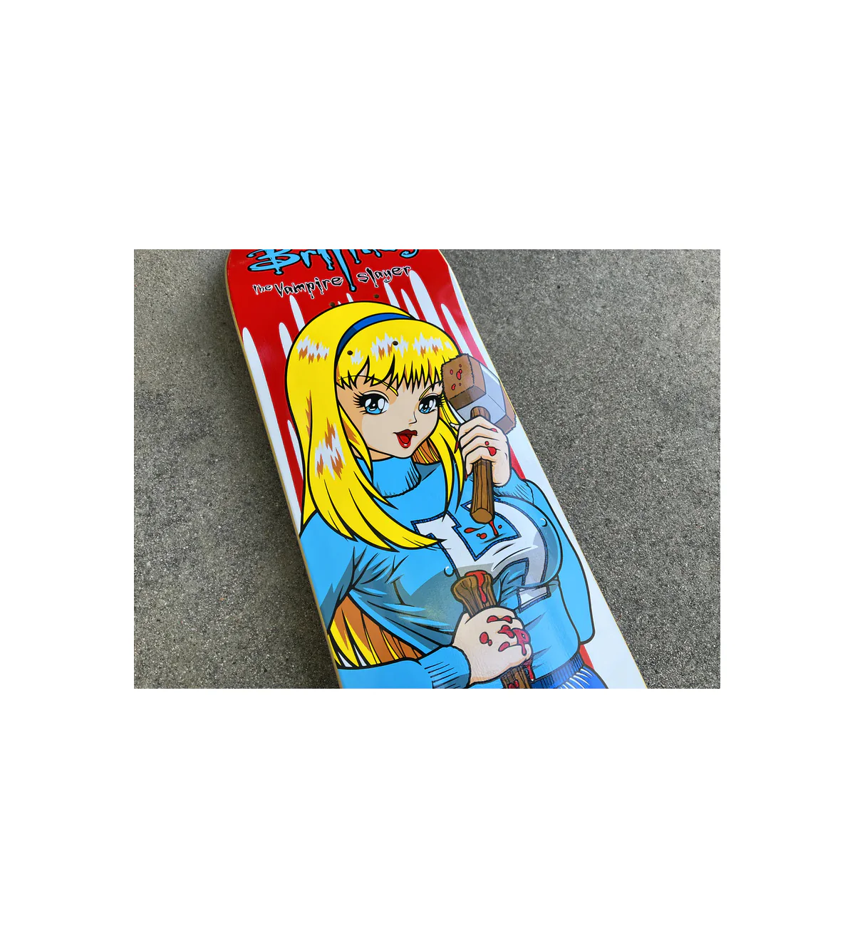 Hook Ups Skateboard Deck Brittney 8.25" x 32.5" - Image 5