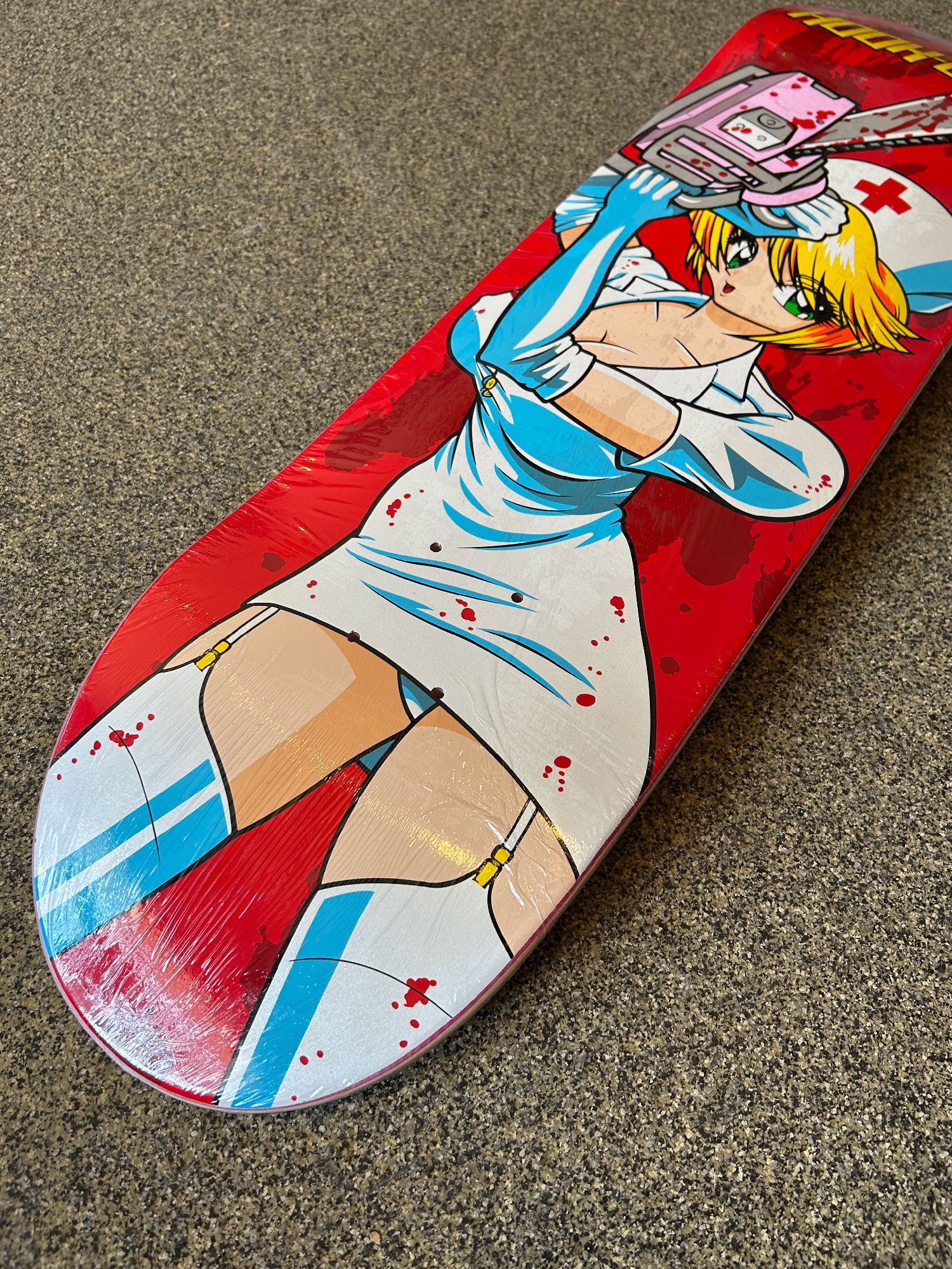 Hook Ups Skateboard Deck Chainsaw Nikki 8.5" x 32.25" - Image 6