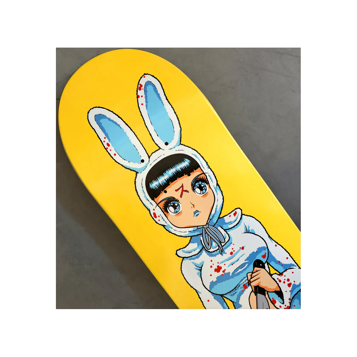 Hook Ups Skateboard Deck Death Bunny 8.25" x 32.25" - Image 4