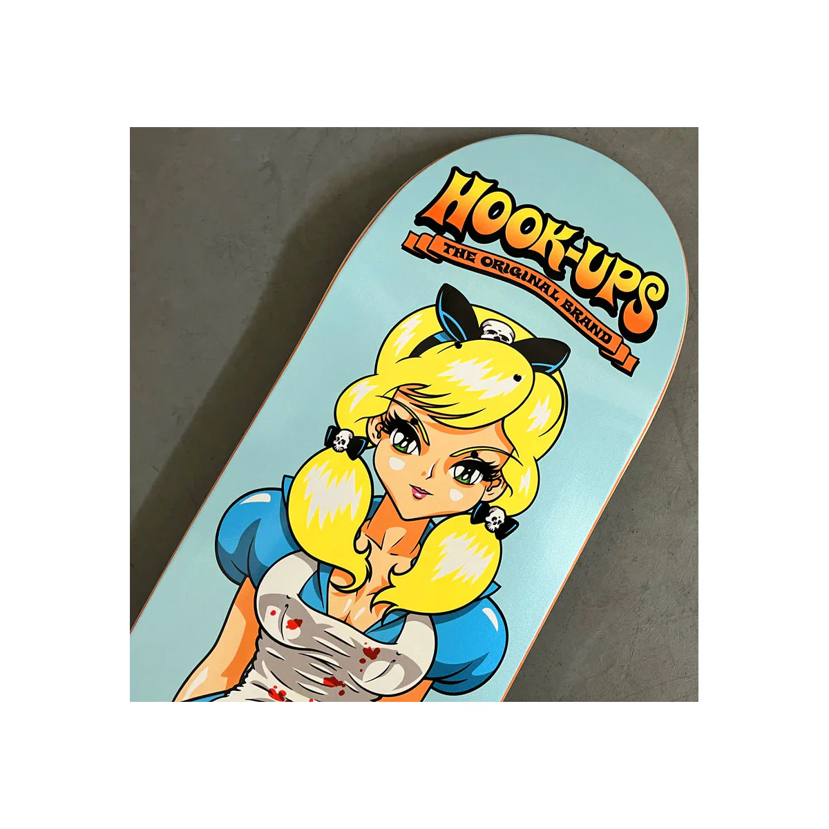 Hook Ups Skateboard Deck Evil Alice 8.5" x 32.25" - Image 5
