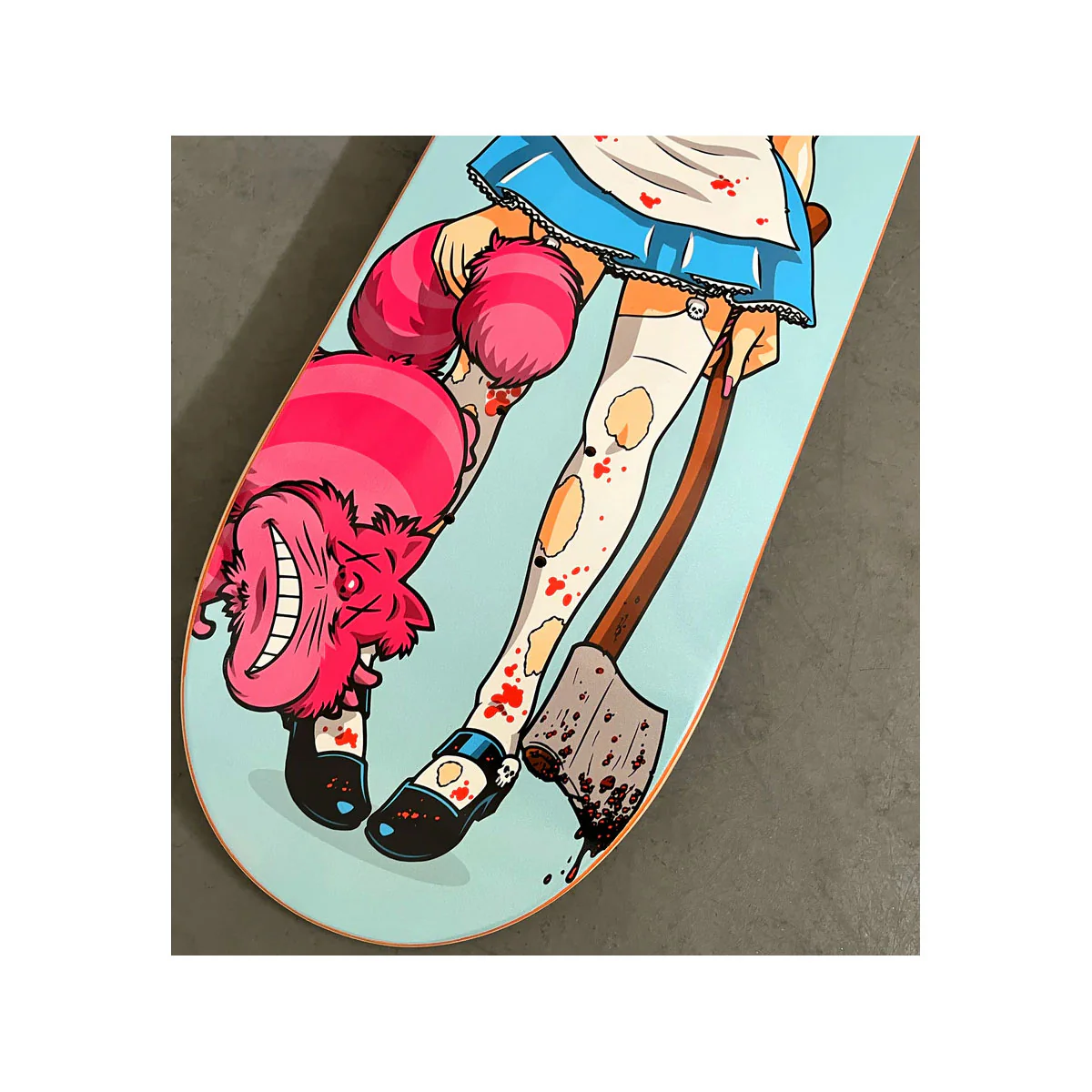 Hook Ups Skateboard Deck Evil Alice 8.5" x 32.25" - Image 6