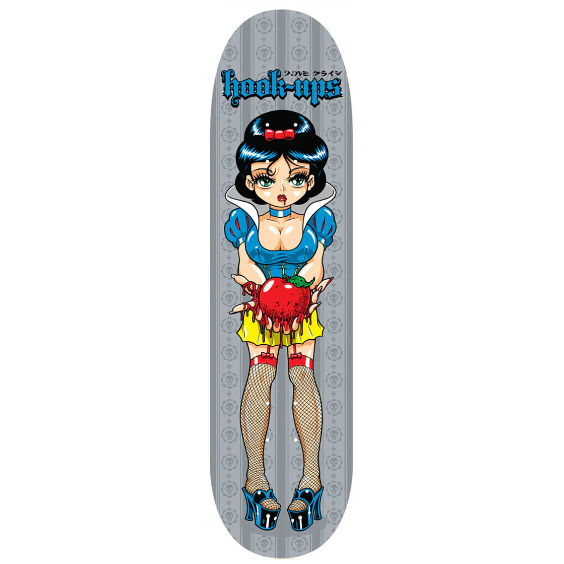 Hook Ups Skateboard Deck Evil Snow White 8.25" x 32.25"