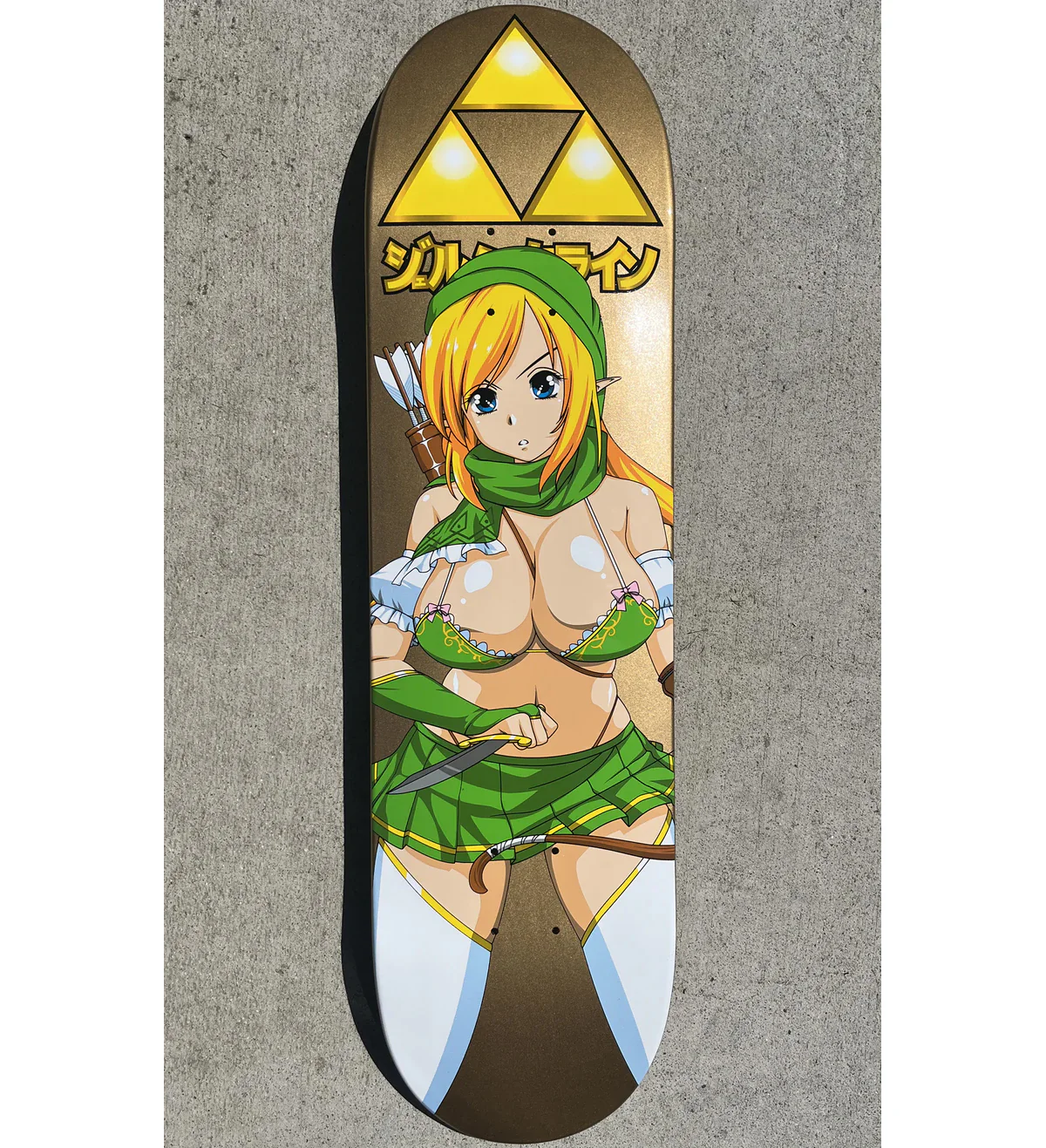Hook Ups Skateboard Deck Female Link Special Edition 8.25" x 31.75" - Image 3